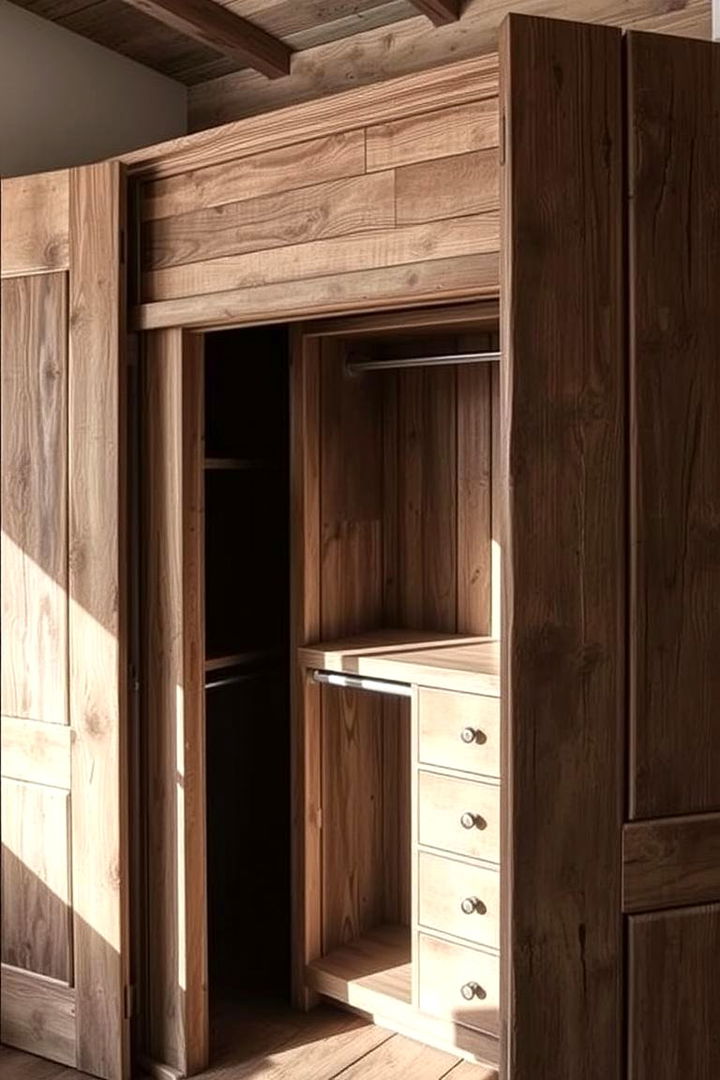 Distressed Finishes - 22 Rustic Closet Ideas