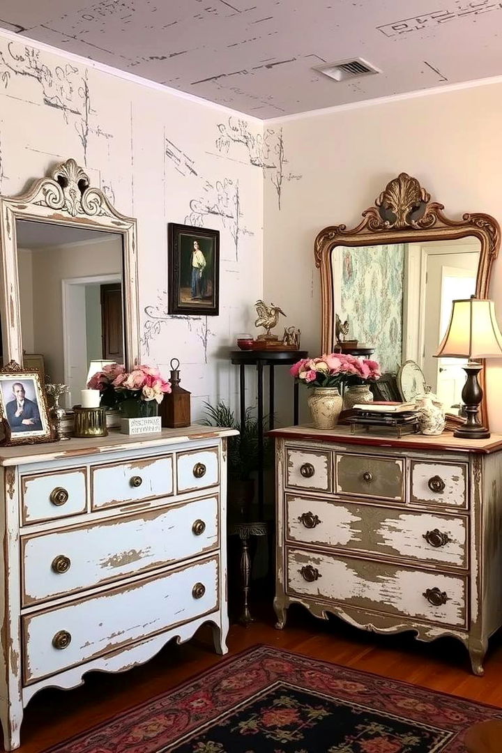 Distressed Furniture Decor - 22 Vintage Bedroom Ideas