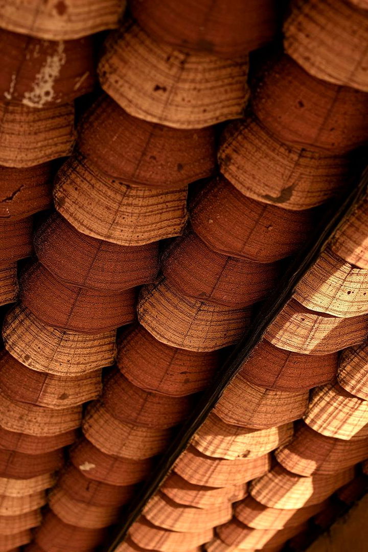 Distressed Shingle Sophistication - 22 Rustic Ceiling Ideas