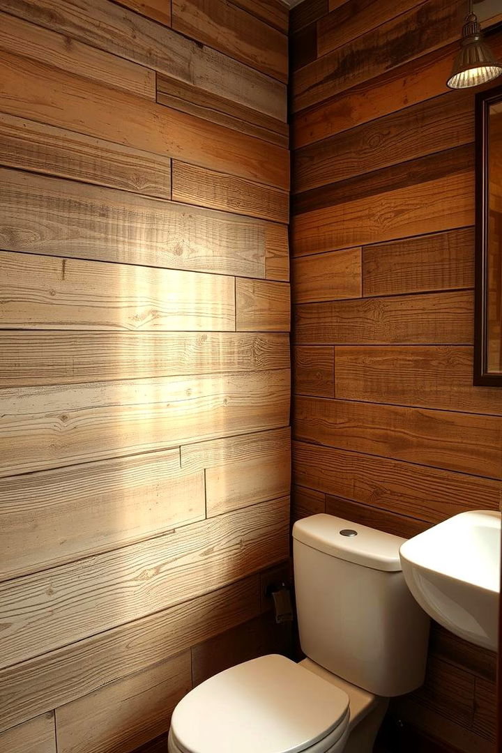 Distressed Wood Wainscoting - 22 Bathroom Wainscoting Ideas