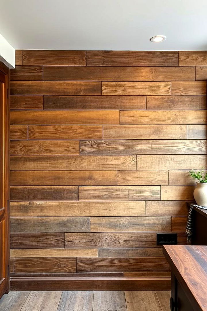 Distressed Wooden Wall Finishes - 22 Primitive Kitchen Ideas