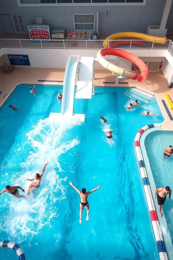 Diving Board and Slide Features - 22 Swimming Pool Ideas
