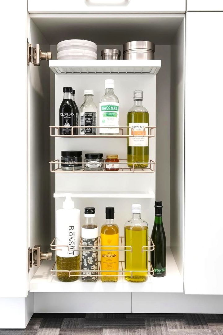 Door Racks to Maximize Storage Space - 22 Bathroom Cabinet Organizing Ideas