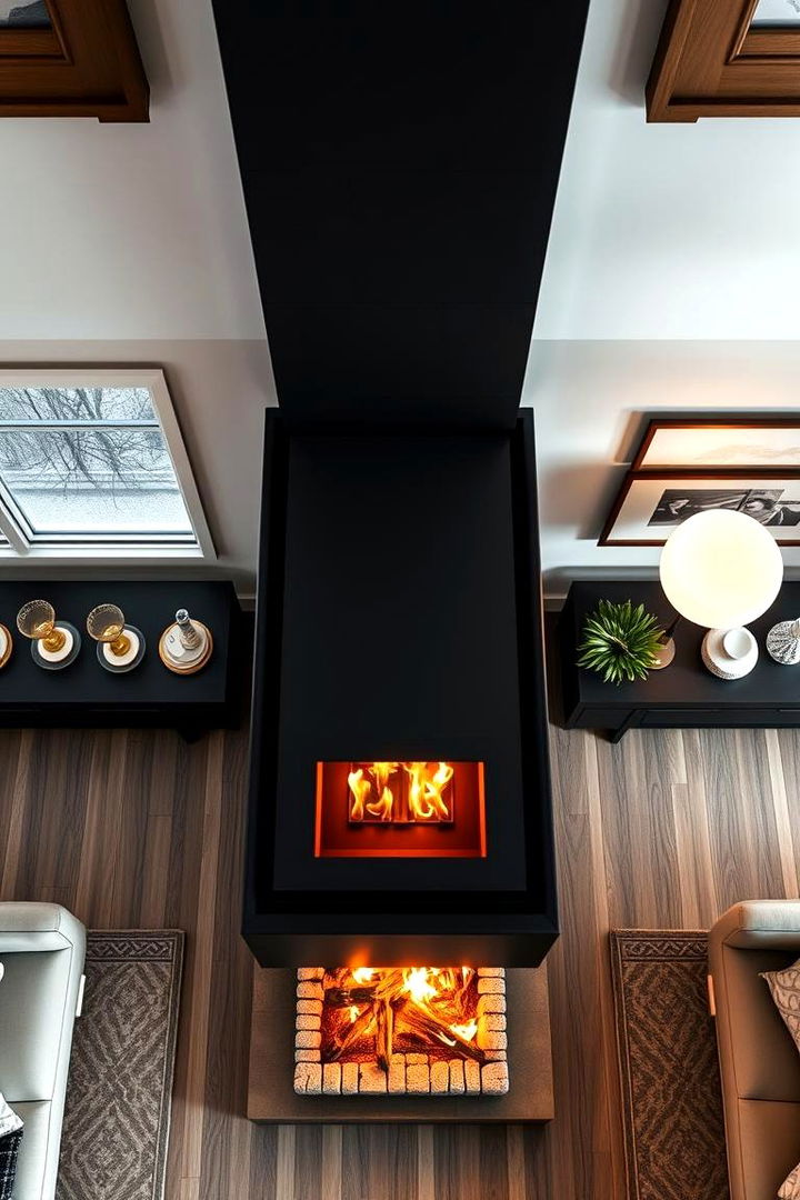 Double Sided Fireplace - 22 Fireplace Ideas