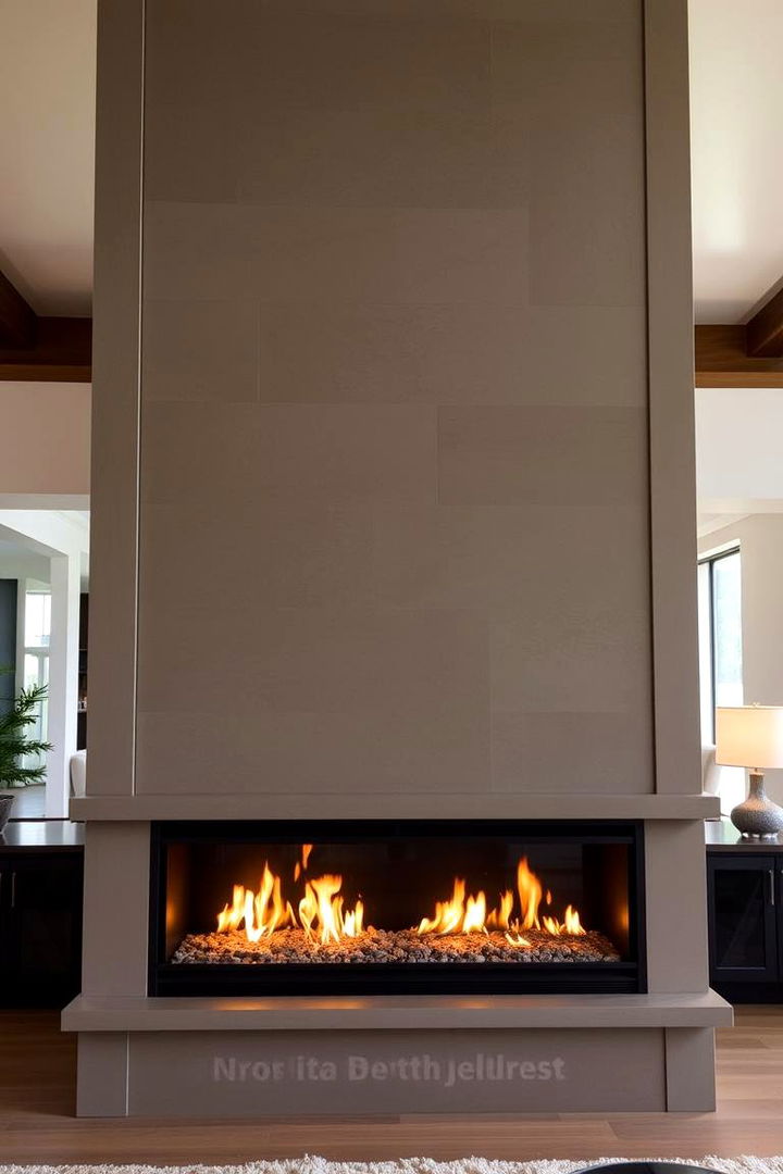 Double Sided Fireplaces - 22 Gas Fireplace Ideas