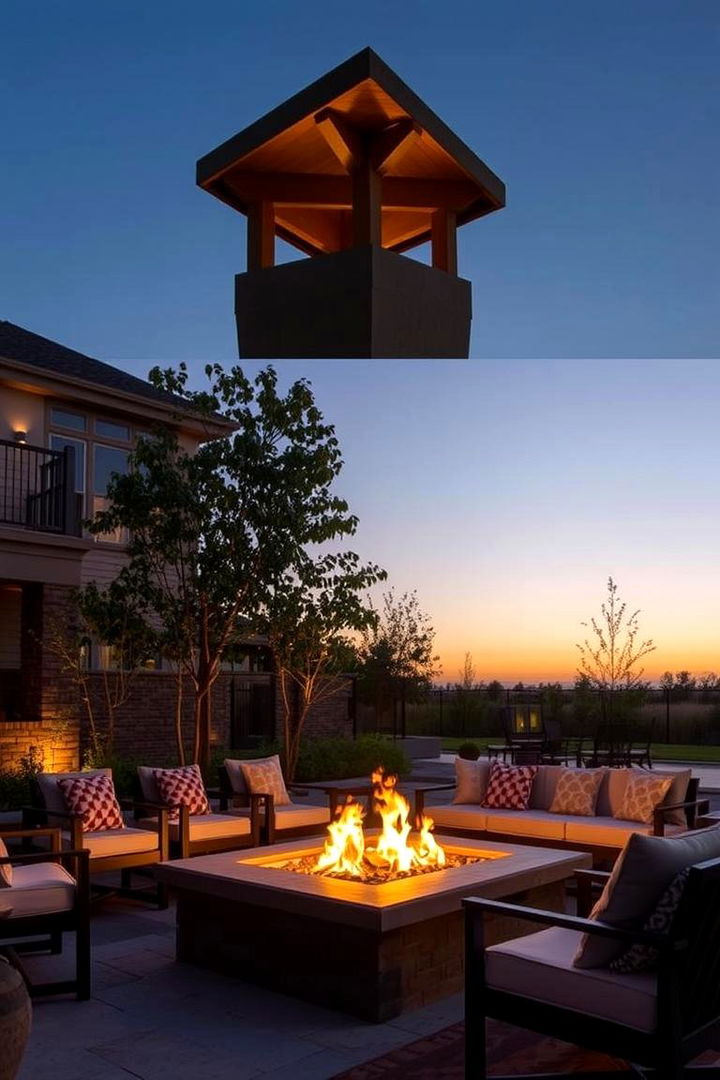 Double Tiered Fire Pit Design - 22 Fire Pit Ideas