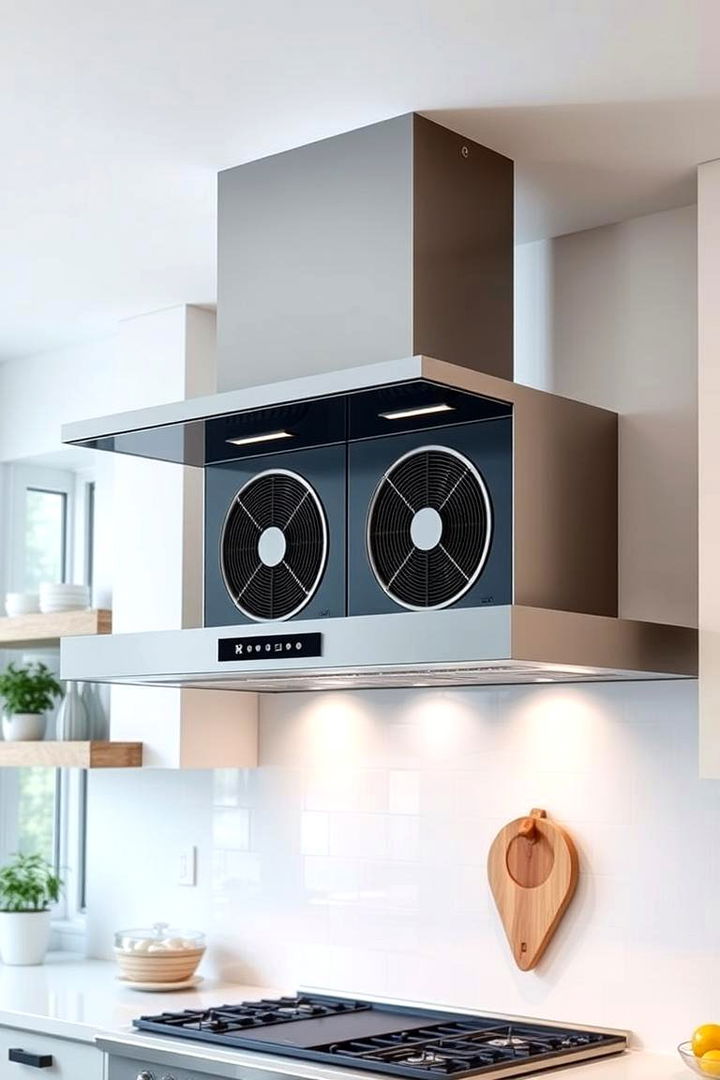 Double Ventilation Range Hood - 22 Range Hood Ideas