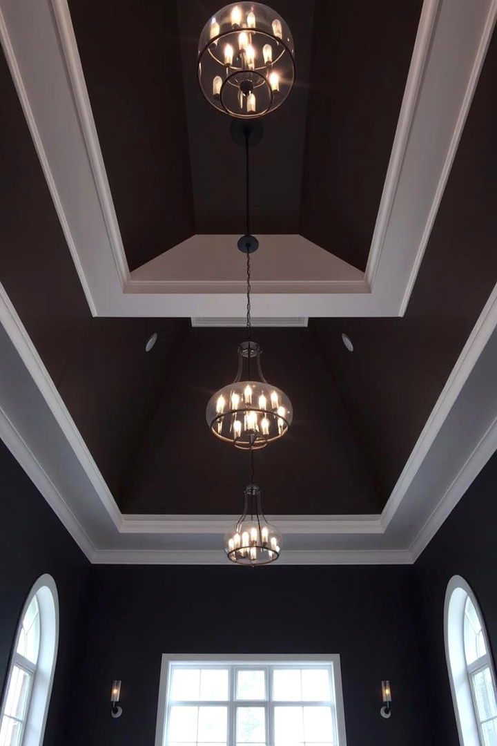 Dramatic Dark Accents - 22 Vaulted Ceiling Ideas