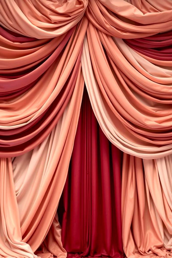 Dramatic Draped Fabric Backdrop - 22 Wedding Backdrop Ideas
