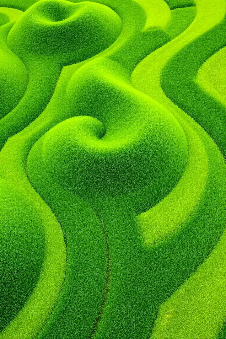 Dramatic Lawn Sculpting - 22 Front Yard Landscaping Ideas