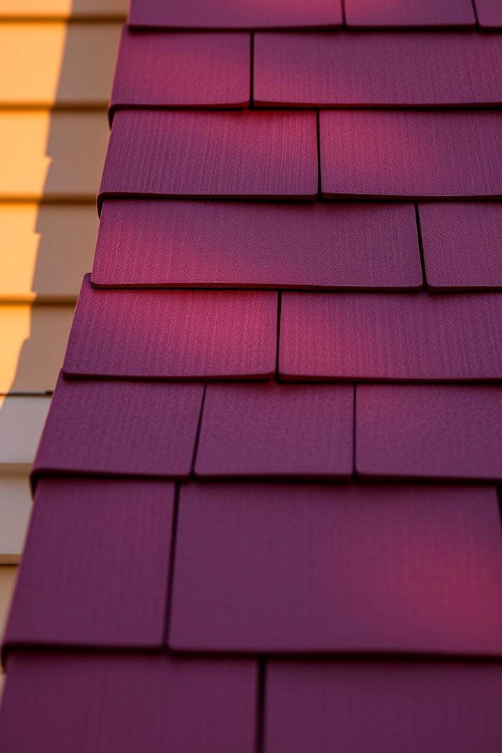 Dramatic Shingle Accents - 22 Dark Red House Exterior Ideas
