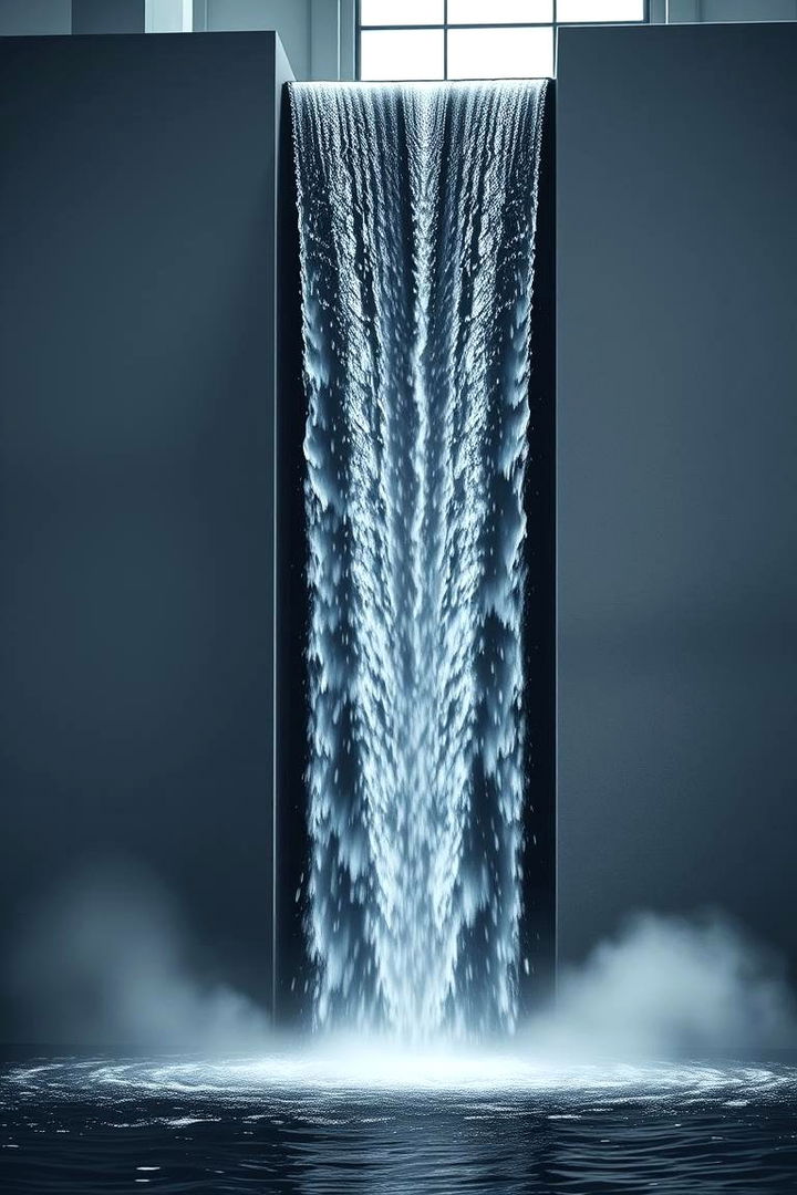 Dramatic Vertical Drop - 22 Pondless Waterfall Ideas
