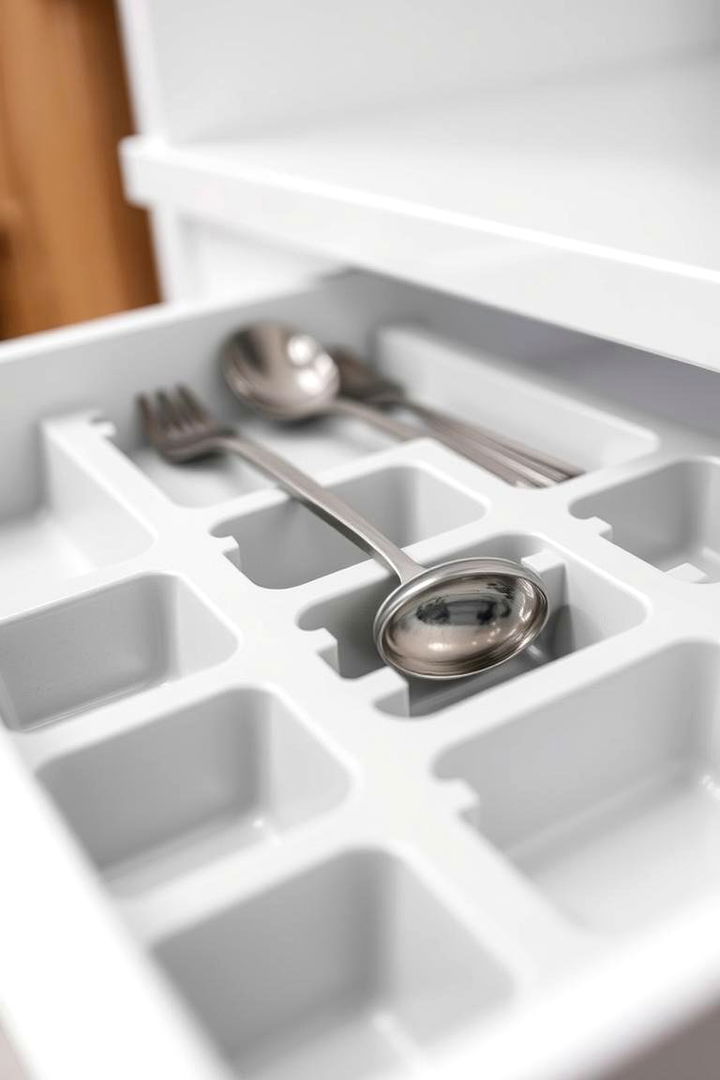 Drawer Dividers for Utensils - 22 cabinet storage ideas
