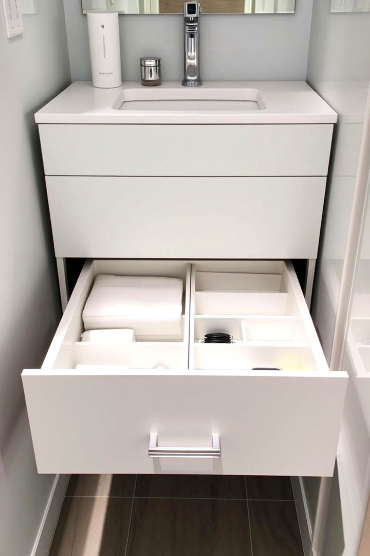 Drawer Only Vanity - 22 Small Bathroom Vanity Ideas