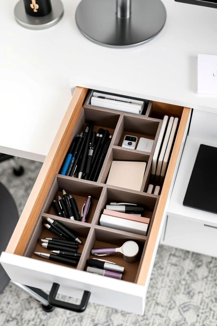 Drawer Organizers - 22 Desk Organization Ideas