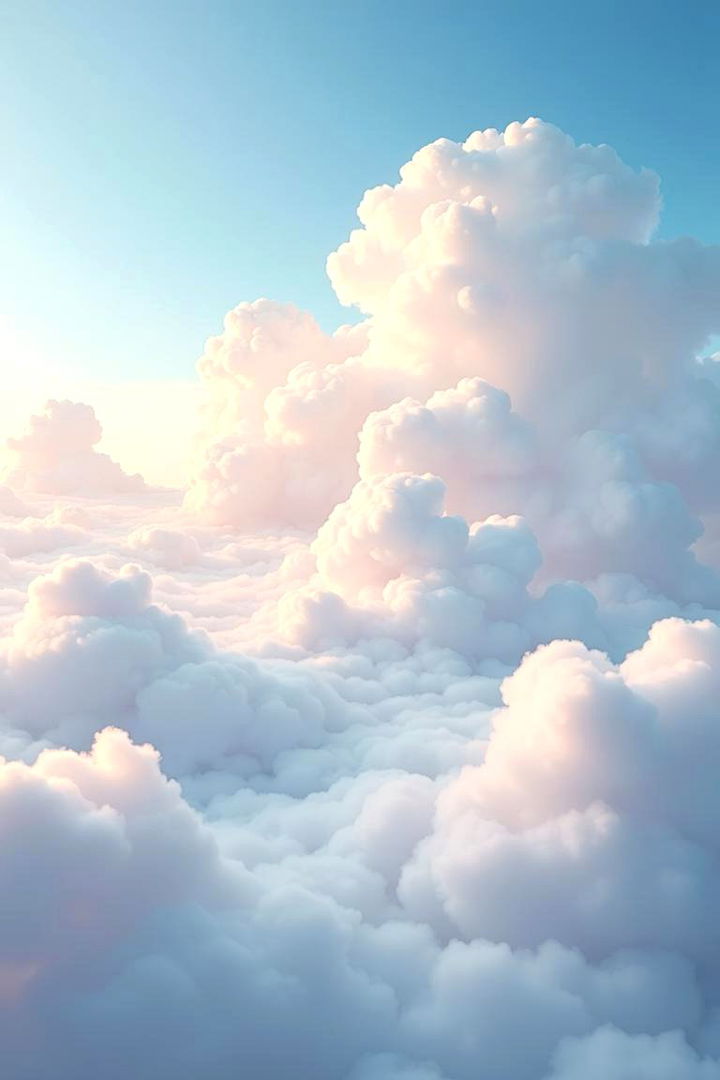 Dream like Cloud Wall Mural - 22 Cloud Themed Bedroom Ideas