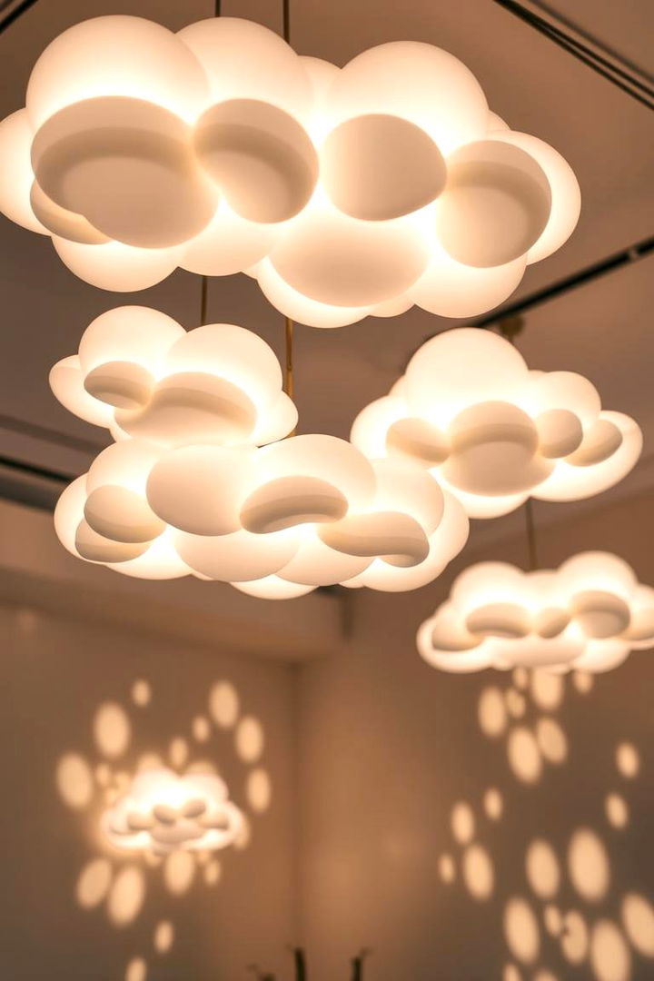 Dreamy Cloud Lighting Fixtures - 22 Cloud-Themed Bedroom Ideas