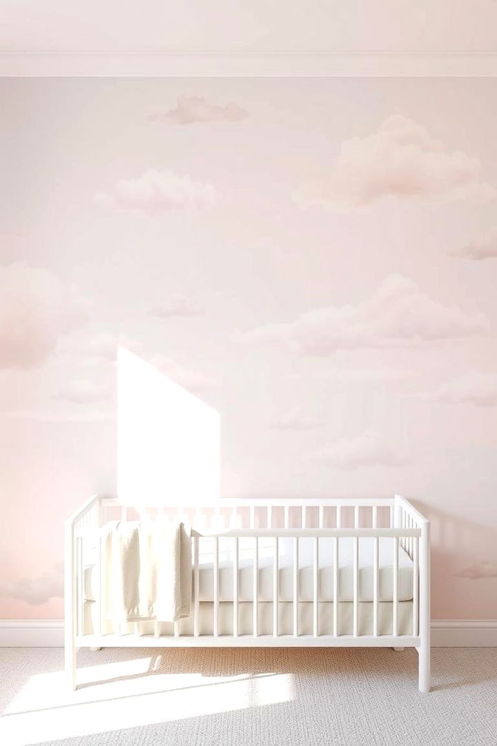 Dreamy Cloud Pattern Designs - 22 Nursery Accent Wall Ideas