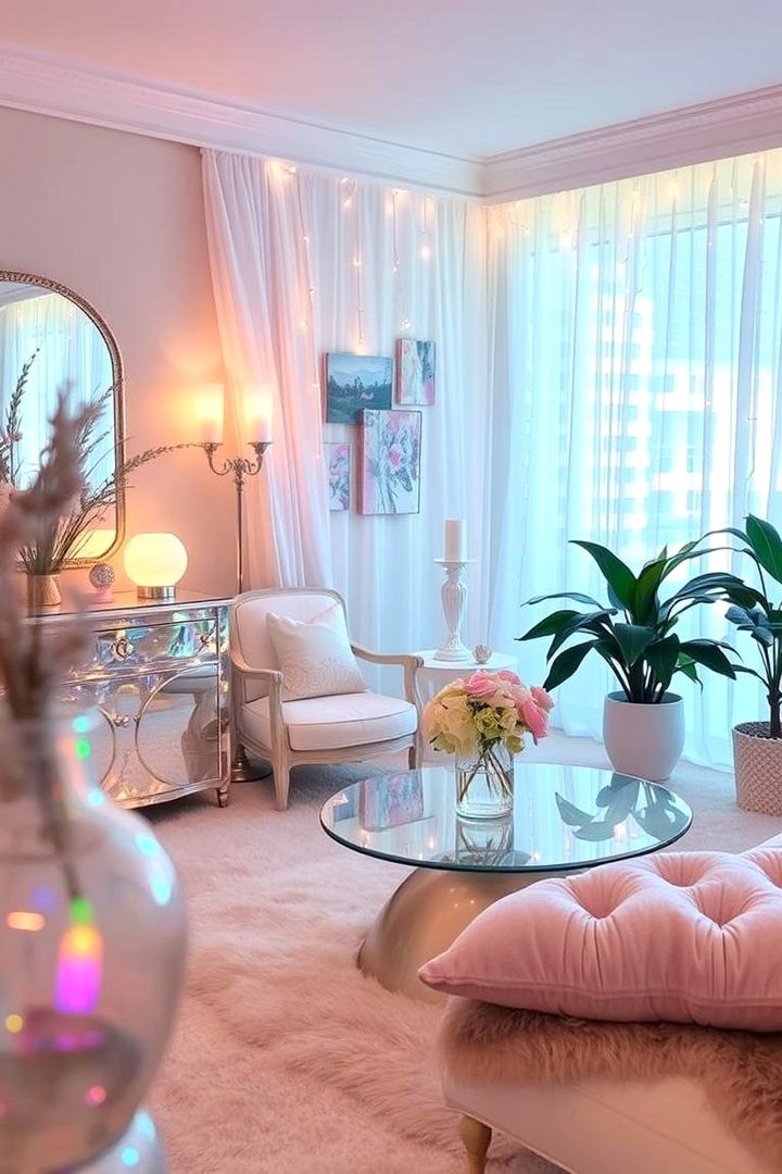 Dreamy Iridescent Accessories - 22 Fairycore Bedroom Ideas