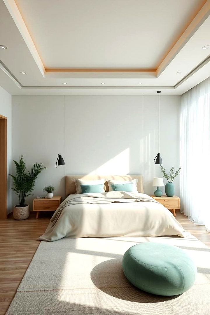 Dreamy Jade Minimalism - 22 Jade Green Bedroom Ideas