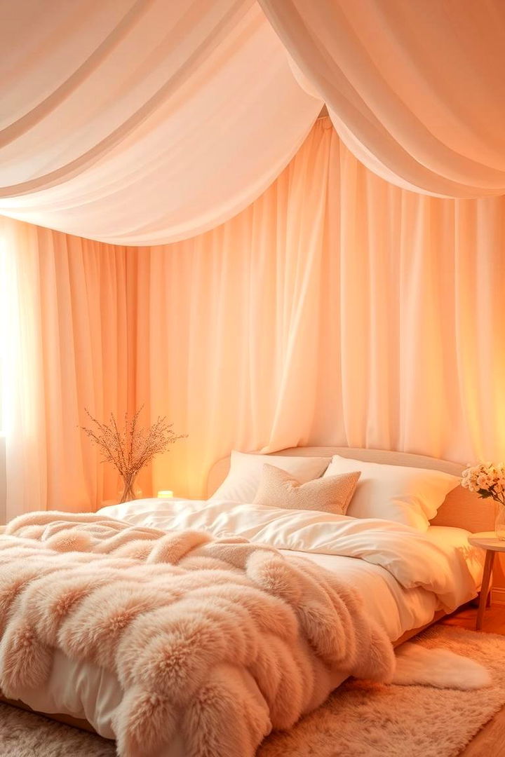Dreamy Peach Ambiance - 22 Peach Bedroom Ideas