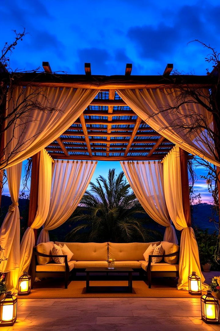 Dreamy Pergola Shelter - 22 Outdoor Bedroom Ideas