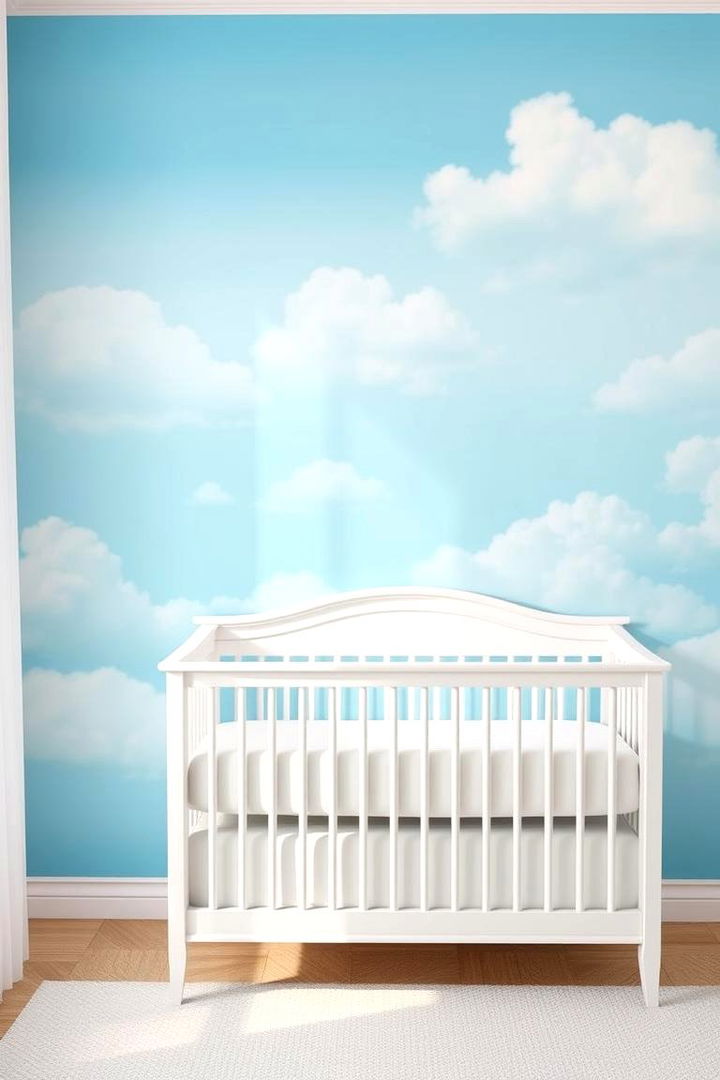 Dreamy Sky Walls - 22 Cloud Themed Nursery Ideas
