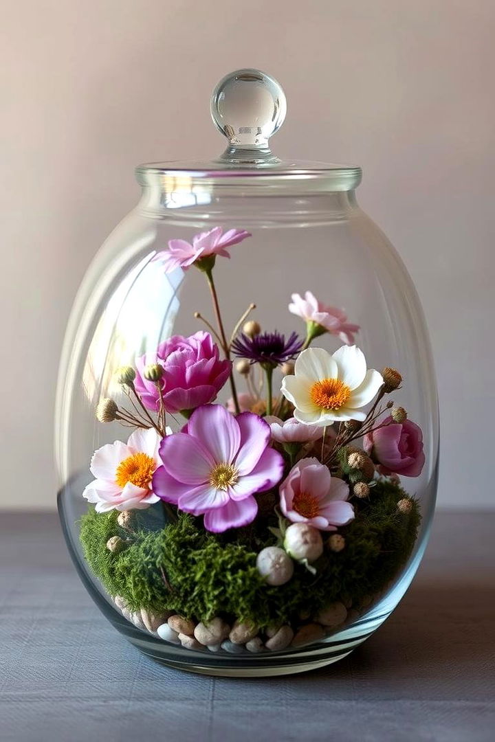 Dried Flower Terrarium - 22 Terrarium Ideas