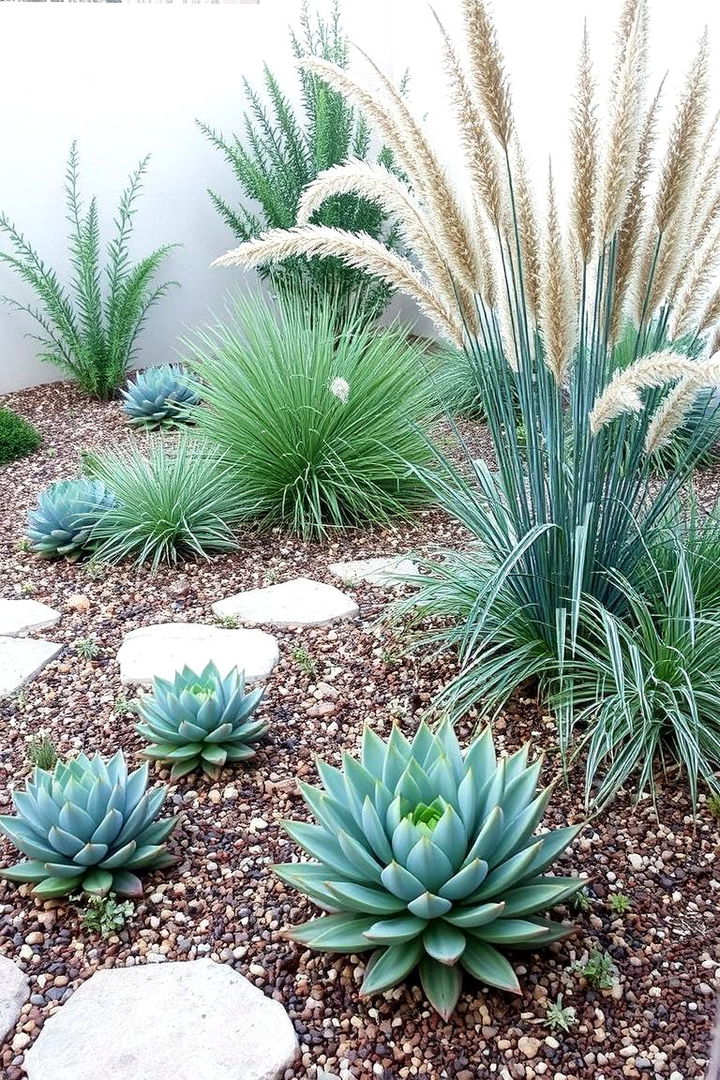 Drought Resistant Elegance - 22 Patio Small Garden Ideas