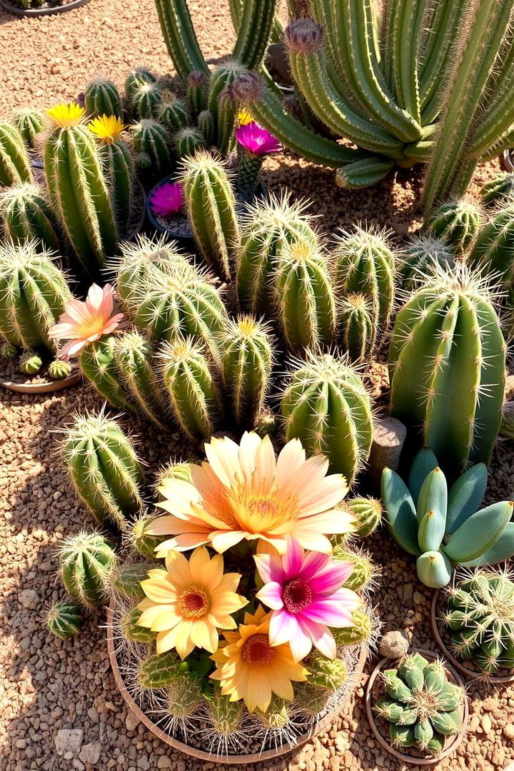 Drought Tolerant Cacti Collection - 22 Front Yard Texas Flower Bed Ideas