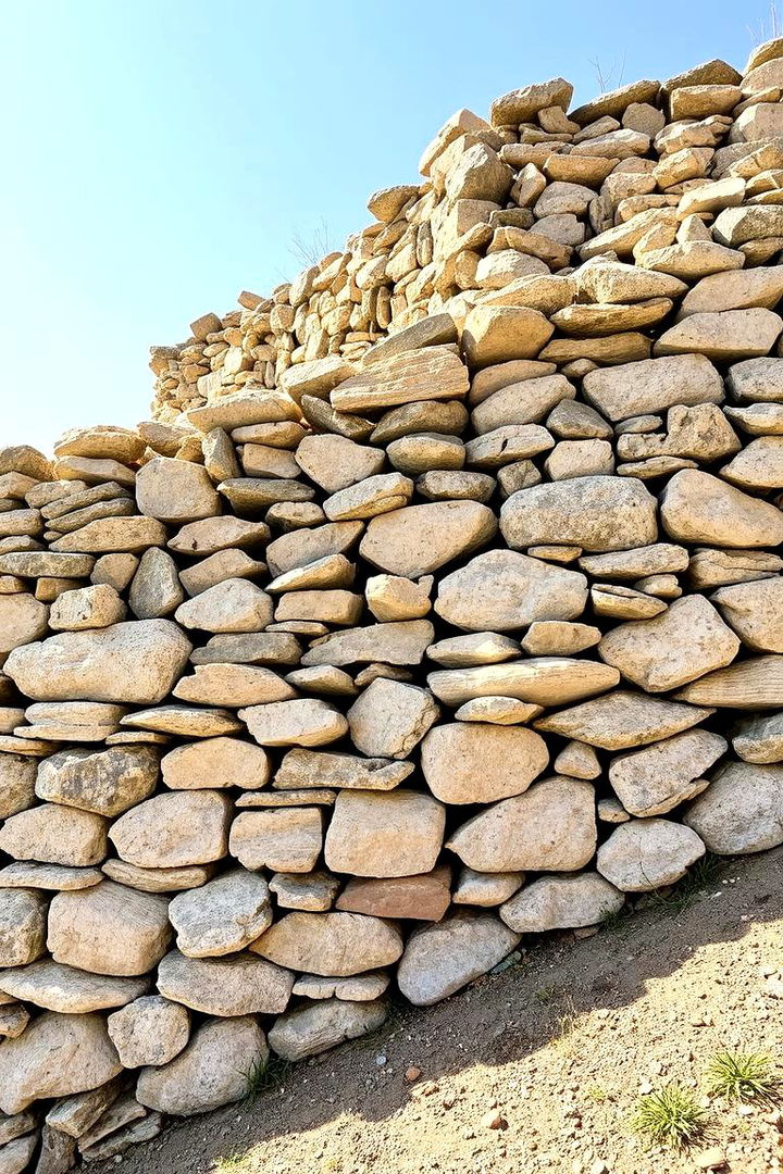 Dry Stack Stone Walls - 22 Inexpensive Retaining Wall Ideas