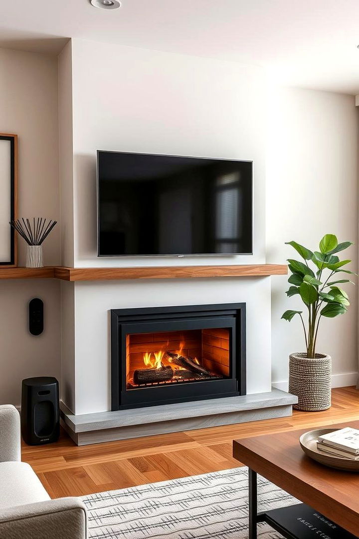 Dual Fuel Adaptable Fireplaces - 22 Small Living Room Fireplace Ideas
