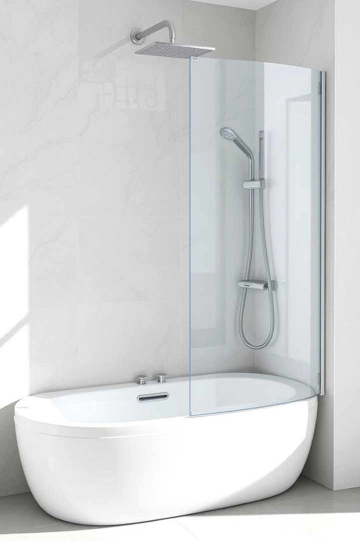 Dual Function Bathtub and Shower - 22 Bathtub Ideas