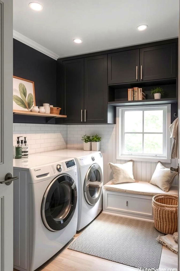 Dual Purpose Areas - 22 Modern Laundry Room Ideas