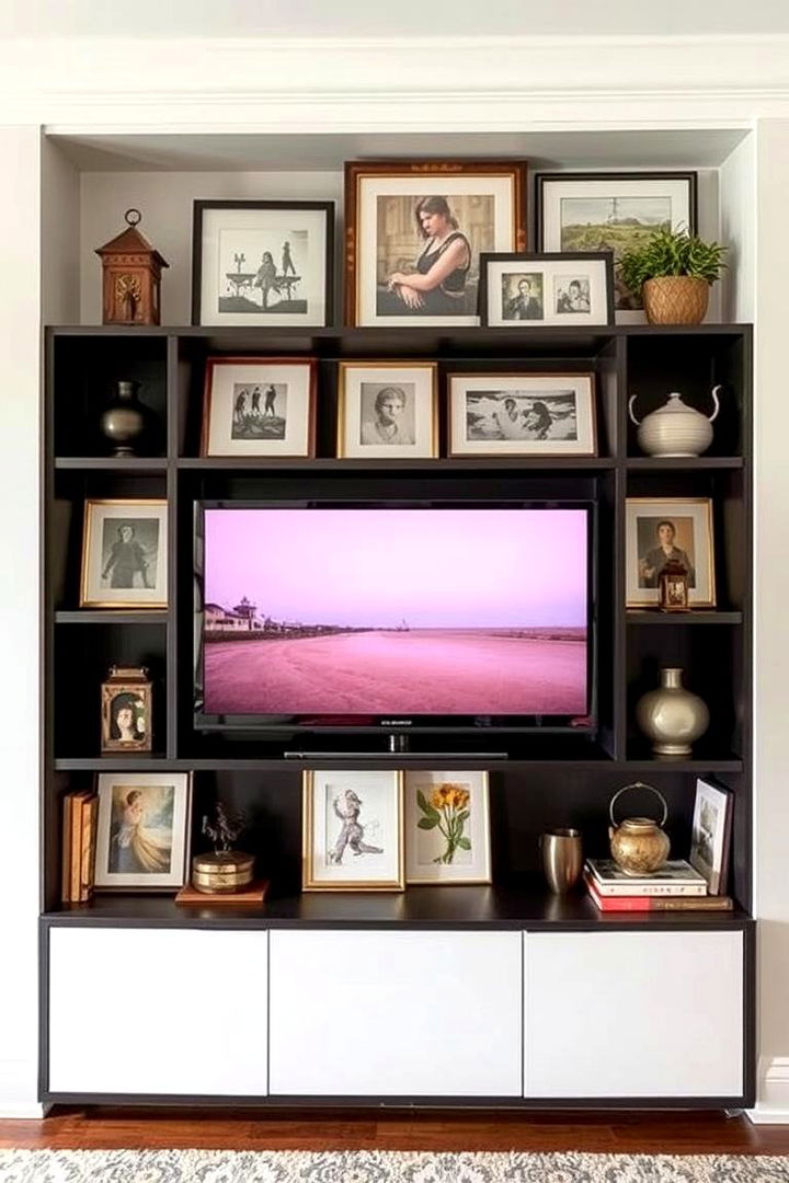 Dual Purpose Media and Art - 22 Tv Wall Ideas