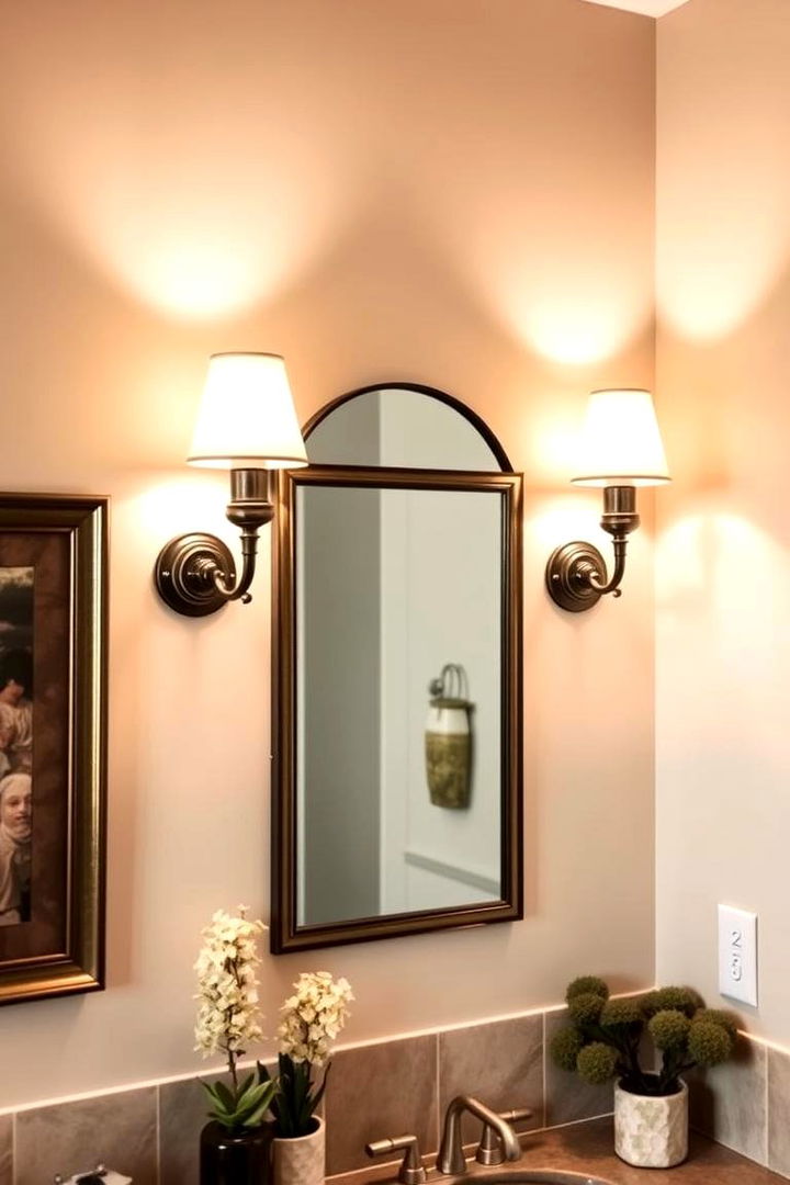Dual Sconce Illumination - 22 Bathroom Lighting Ideas Over Mirror