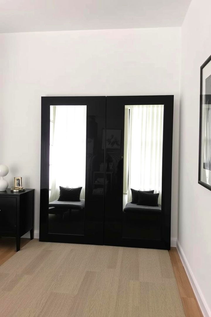 Dual Sided Mirror for Versatility - 22 Living Room Mirror Ideas