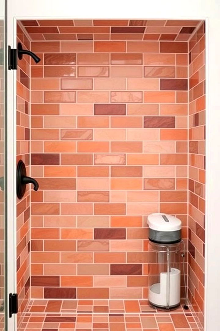 Dual Tone Tile Niche - 22 Shower Niche Ideas