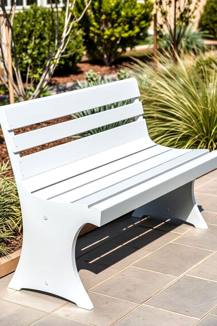 Durable Cast Aluminum Garden Bench - 22 Garden Bench Ideas