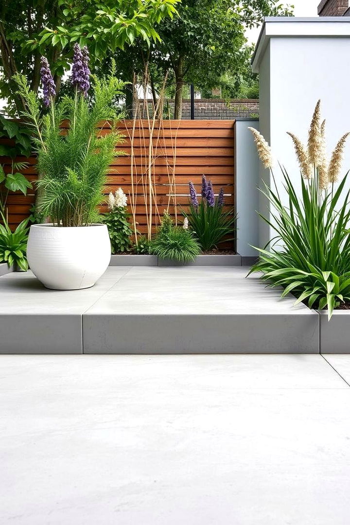 Durable Concrete Garden Decking - 22 Concrete Garden Ideas