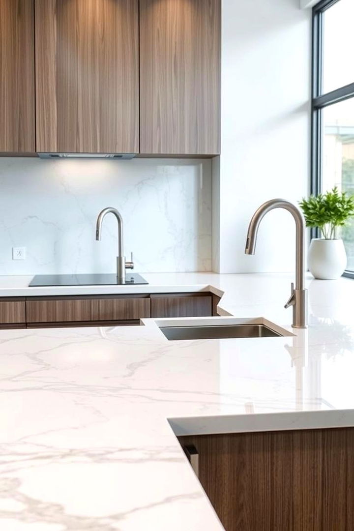 Durable Countertops - 22 Office Kitchen Ideas