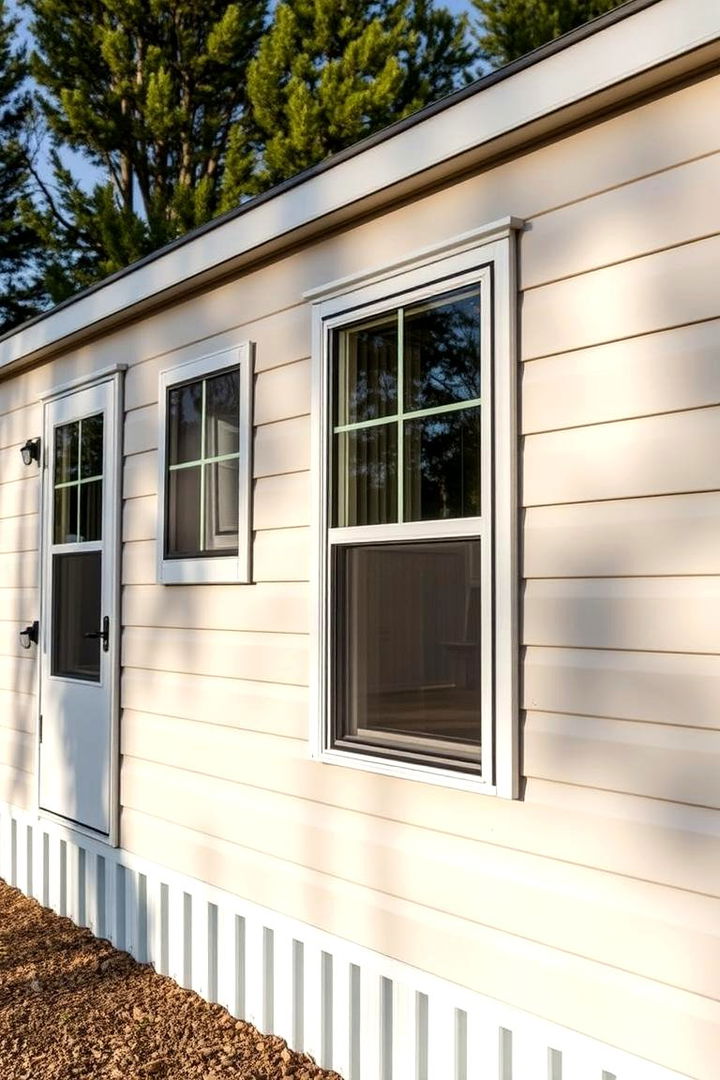 Durable Insulated Panel Siding - 22 Mobile Home Siding Design Ideas