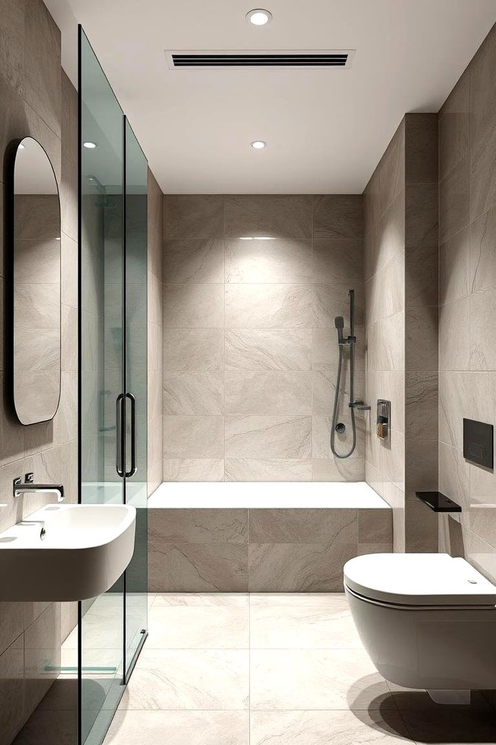 Durable Materials and Finishes - 22 Office Bathroom Ideas