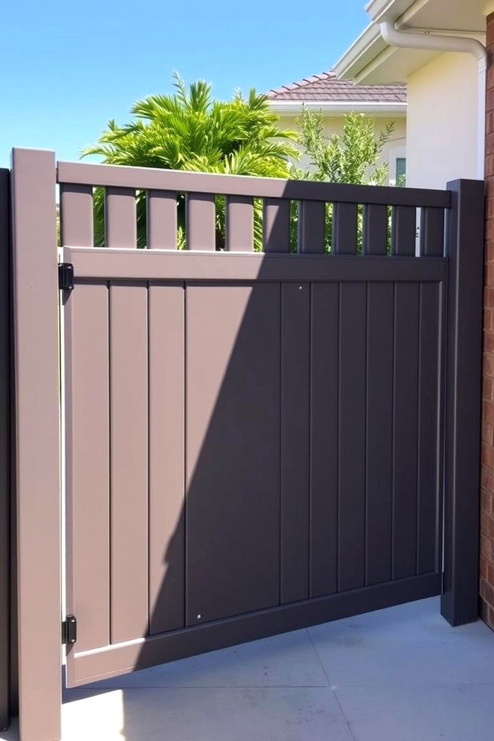 Durable PVC or Vinyl Fence Gate - 22 Fence Gate Ideas