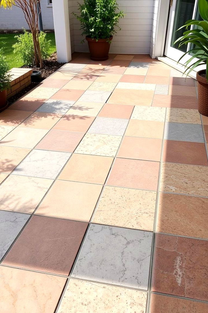 Durable Patio Flooring Options - 22 Small Patio Ideas