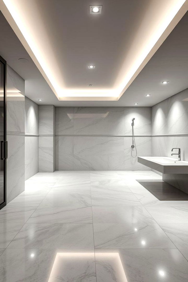 Durable Porcelain Tiles - 22 Man Cave Flooring Ideas