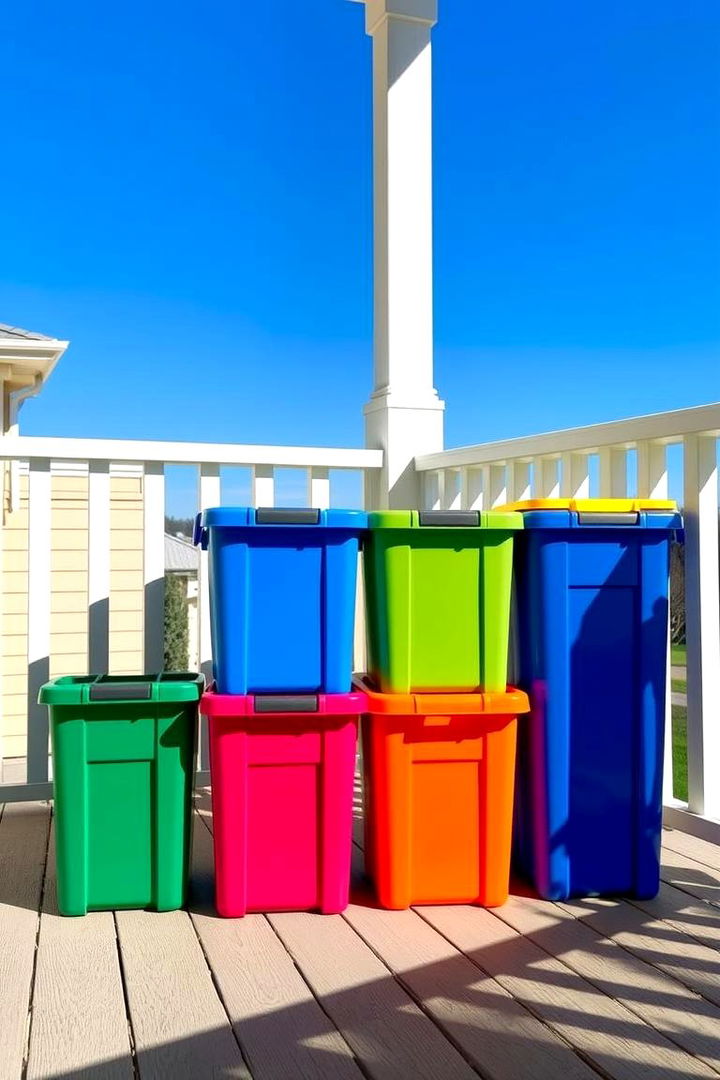 Durable Waterproof Plastic Bins - 22 Outdoor Shoe Storage Ideas