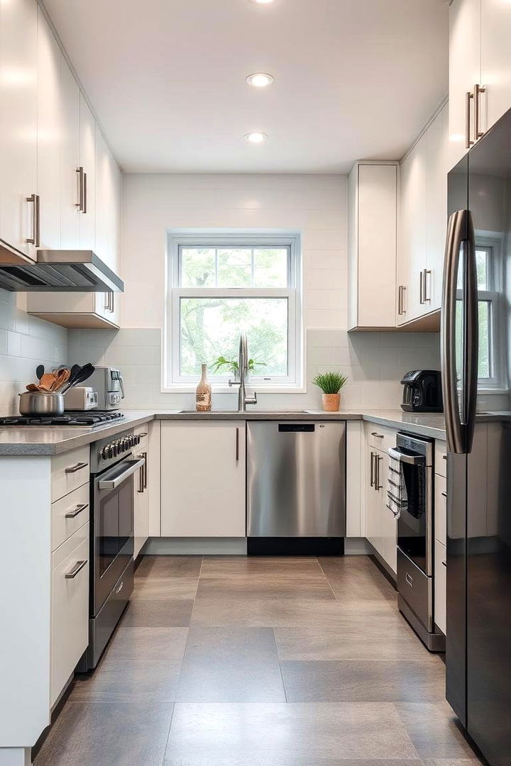 Durable and Smart Design - 22 Kitchens With Grey Floors