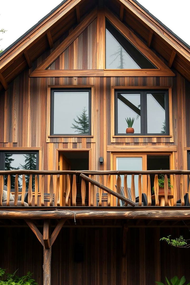 Durable and Sustainable Materials - 22 a Frame House With Balcony