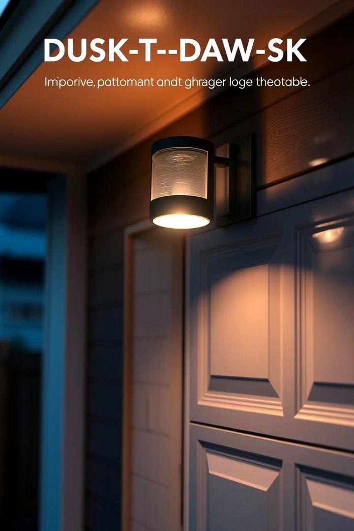 Dusk to Dawn Automatic Lights - 22 Exterior Garage Lighting Ideas